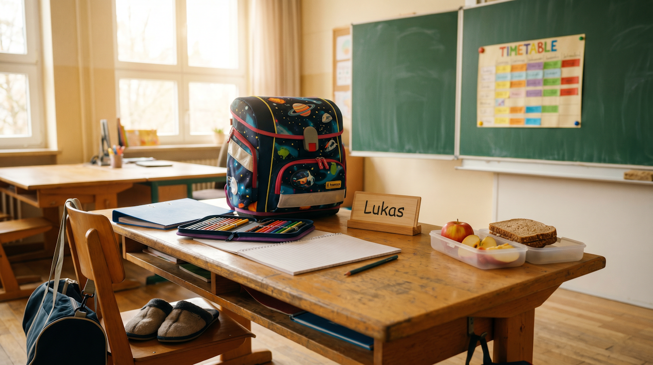 Klassenzimmer Einschulung