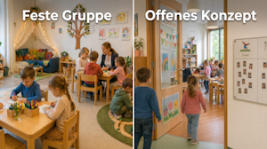 Titelbild zum Artikel Offenes Konzept oder feste Gruppen
