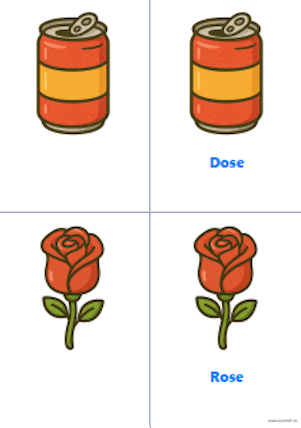 Vorschau Reimkarte Dose und Rose