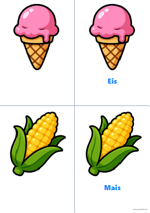 Vorschau Reimkarte Eis und Mais