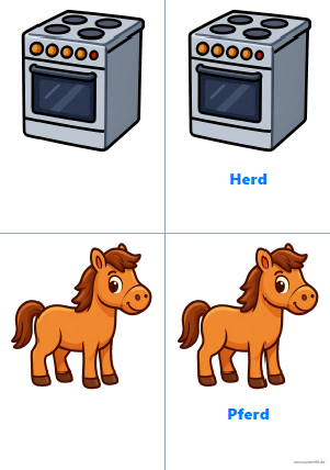 Vorschau Reimkarte Herd und Pferd