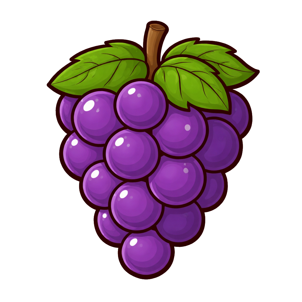 Symbolbild von Trauben für Sprachspiele Obst